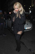 RITA ORA Night Out in London 10/27/2015