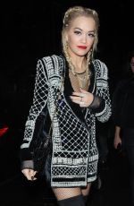 RITA ORA night Out in London 10/29/2015