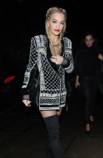 RITA ORA night Out in London 10/29/2015