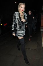 RITA ORA night Out in London 10/29/2015