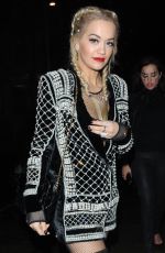 RITA ORA night Out in London 10/29/2015