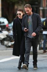 ROONEY MARA and Charlie McDowell Out and About in New York 10/05/2015