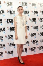 ROONEY MARA at Carol Photocall at 2015 BFI London Film Festival 10/14/2015