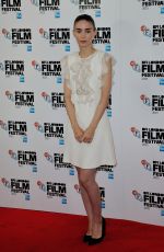 ROONEY MARA at Carol Photocall at 2015 BFI London Film Festival 10/14/2015