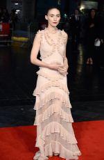 ROONEY MARA at Carol Premiere at 2015 BFI London Film Festival 10/14/2015