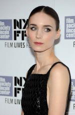 ROONEY MARA at Carol Premiere at 53rd New York Film Festival 10/09/2015