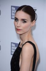 ROONEY MARA at Carol Premiere at 53rd New York Film Festival 10/09/2015