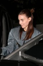 ROONEY MARA Leaves Chateau Marmont in West Hollywood 10/25/2015