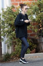 ROONEY MARA Out and About in Los Angeles 10/22/2015