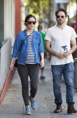 ROSE BYRNE Leaves Earth Bar in West Hollywood 10/28/2015