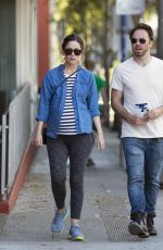 ROSE BYRNE Leaves Earth Bar in West Hollywood 10/28/2015