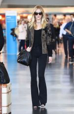 ROSIE HUNTINGTON-WHITELEY Arrives at JFK airport in New York 10/15/2015