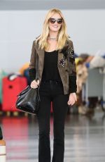 ROSIE HUNTINGTON-WHITELEY Arrives at JFK airport in New York 10/15/2015