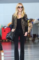 ROSIE HUNTINGTON-WHITELEY Arrives at JFK airport in New York 10/15/2015