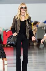 ROSIE HUNTINGTON-WHITELEY Arrives at JFK airport in New York 10/15/2015
