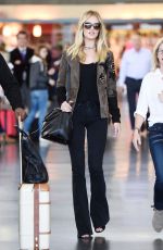 ROSIE HUNTINGTON-WHITELEY Arrives at JFK airport in New York 10/15/2015