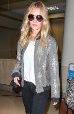ROSIE HUNTINGTON-WHITELEY at Los Angeles International Airport 10/21/2015