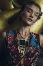 ROSIE HUNTINGTON-WHITELEY in Vogue Magazine, South Korea November 2015 Issue