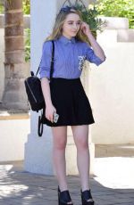 SABRINA CARPENTER Out and About 10/05/2015