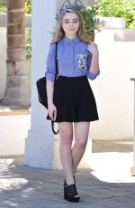 SABRINA CARPENTER Out and About 10/05/2015