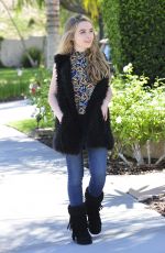 SABRINA CARPENTER Out and About in Burbank 10/12/2015