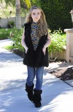 SABRINA CARPENTER Out and About in Burbank 10/12/2015