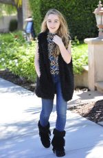 SABRINA CARPENTER Out and About in Burbank 10/12/2015