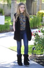 SABRINA CARPENTER Out and About in Burbank 10/12/2015