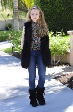 SABRINA CARPENTER Out and About in Burbank 10/12/2015