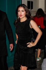 SALMA HAYEK at Alexander McQueen Show at Paris Fashion Week 10/04/2015