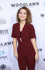 SAMMI HANRATTY at Woodlawn Premiere in Westwood 10/05/2015