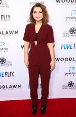 SAMMI HANRATTY at Woodlawn Premiere in Westwood 10/05/2015