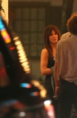 SANDRA BULLOCK at Celebrity Hotspot Casa Vega Restaurant in Sherman Oaks 10/10/2015