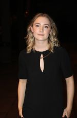 SAOIRSE RONAN Arrives at The Late Late Show in Dublin 10/23/2015