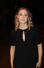 SAOIRSE RONAN Arrives at The Late Late Show in Dublin 10/23/2015