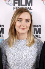 SAOIRSE RONAN at Brooklyn Photocall at 2015 BFI London Film Festival in London 10/12/2015