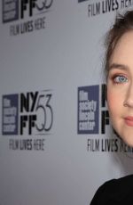 SAOIRSE RONAN at Brooklyn Premiere at 53rd New York Film Festival 10/07/2015