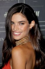 SARA SAMPAIO at Balmain X H&M Collection Launch in New York 10/20/2015