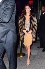SARA SAMPAIO Leaves Angel Ball 2015 in New York 10/20/2015