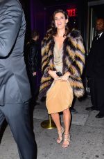 SARA SAMPAIO Leaves Angel Ball 2015 in New York 10/20/2015