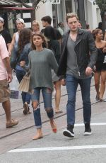 SARAH HYLAND Out Shopping at the Grove in Hollywood 10/16/2015