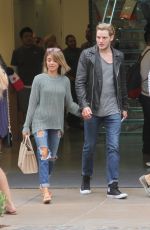 SARAH HYLAND Out Shopping at the Grove in Hollywood 10/16/2015