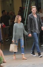 SARAH HYLAND Out Shopping at the Grove in Hollywood 10/16/2015