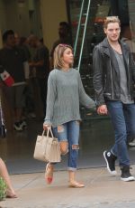 SARAH HYLAND Out Shopping at the Grove in Hollywood 10/16/2015