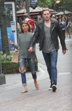 SARAH HYLAND Out Shopping at the Grove in Hollywood 10/16/2015