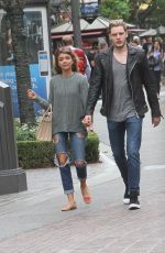 SARAH HYLAND Out Shopping at the Grove in Hollywood 10/16/2015