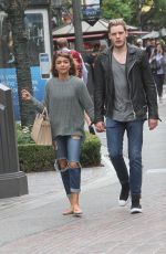 SARAH HYLAND Out Shopping at the Grove in Hollywood 10/16/2015