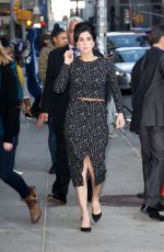SARAH SILVERMAN Arrives at The Late Show With Stephen Colbert in New York 10/13/2015