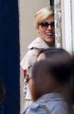SCARLETT JOHANSSON Out and About in Paris 10/13/2015