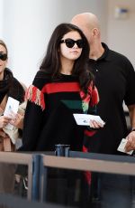 SELENA GOMEZ Arrives at JFK airport in New York 10/15/2015